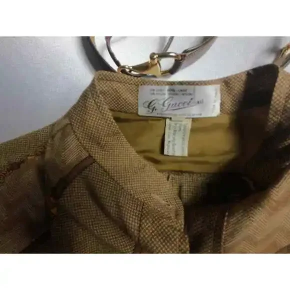 Extremely RARE Vintage Gucci Monogram 1973 Vintage Horsebit Dress RARE - Picture 3 of 10